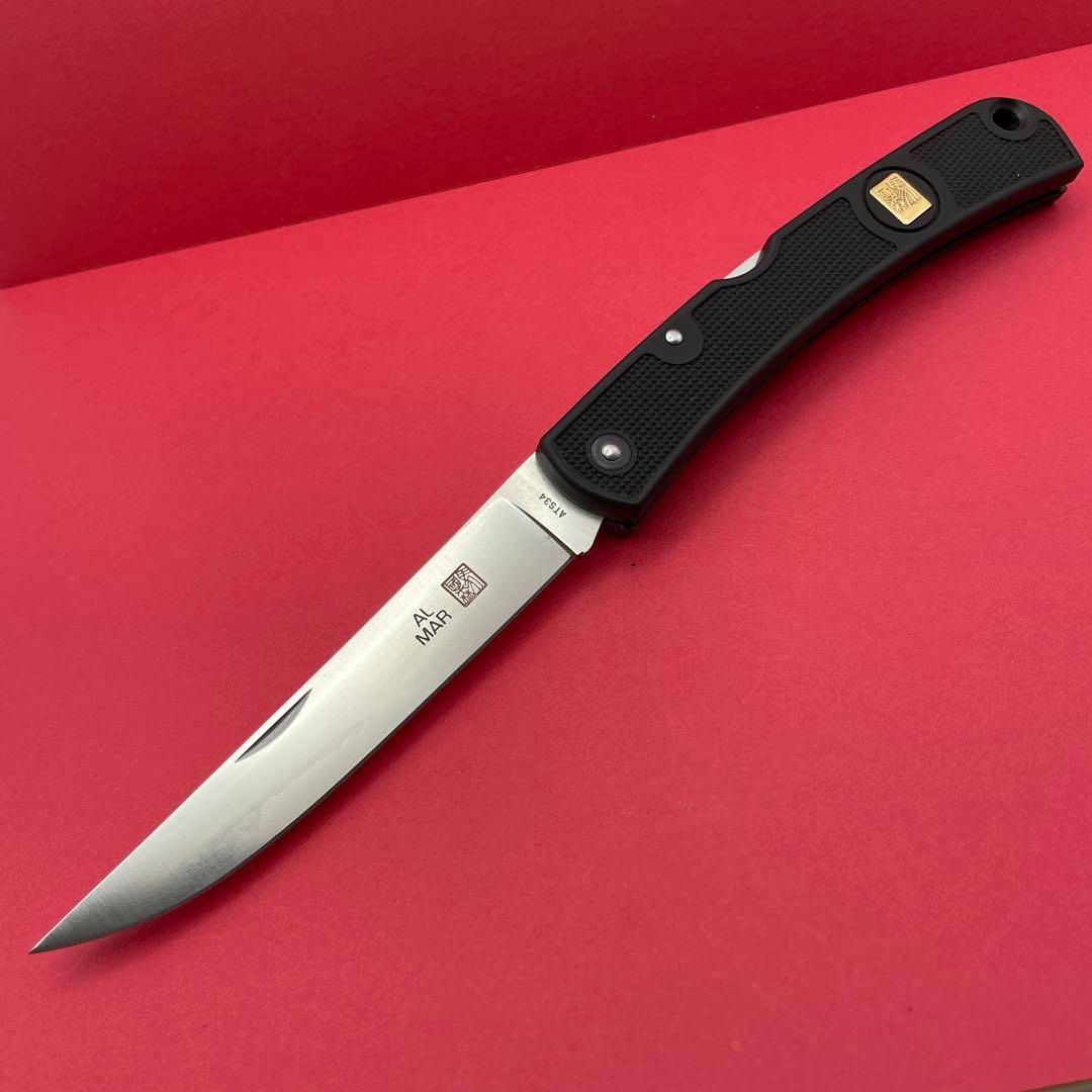 ALMARアルマー フォールディングナイフ 275mm ATS34 両刃 ケース ALMARアルマー フォールディングナイフ 275mm ATS34 両刃 ケース