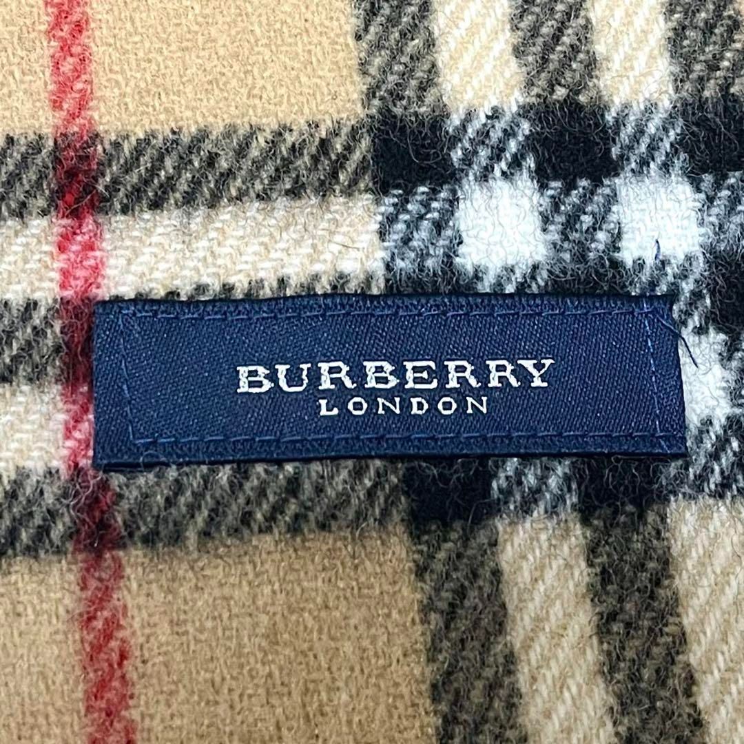 一点物 BURBERRY バーバリー ノバチェック ウール ブランケット 膝掛け