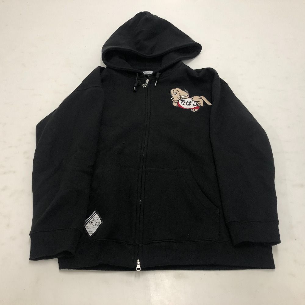 02w07933 GALFY ガルフィ 裏起毛 ジップパーカー ビッグシルエット 