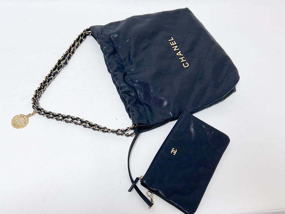 CHANEL シャネル シャネル22 マトラッセ スモール ショルダーバッグ  