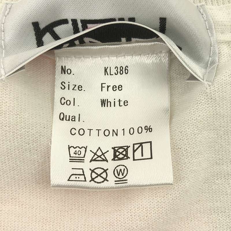 KIDILL / キディル | 2019AW | Siouxsie Sioux Tee スージー・スー 日