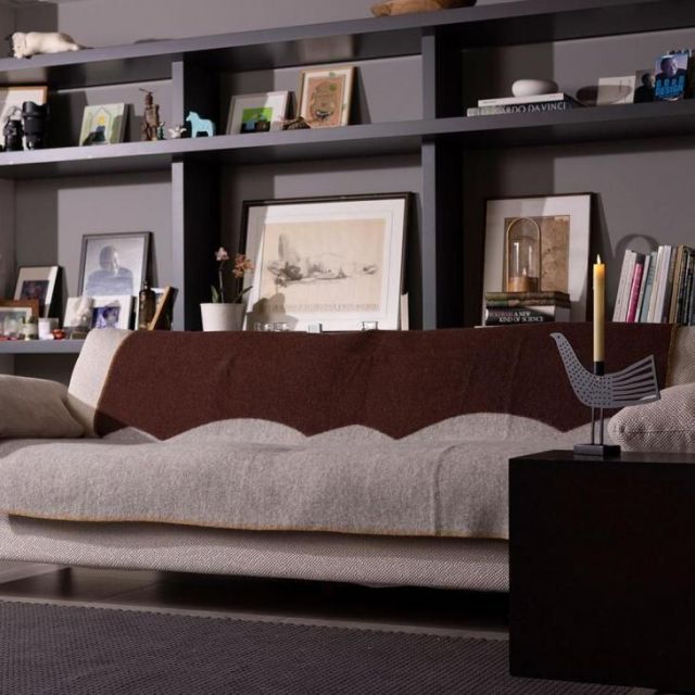 KLIPPAN クリッパン ウールシングルブランケット St. Petri FACADE サンクト ペトリ フロア ファサード ブリック ブランケット ひざ掛け 北欧 Kristina Stark クリスティーナ スタルク シンプル イン