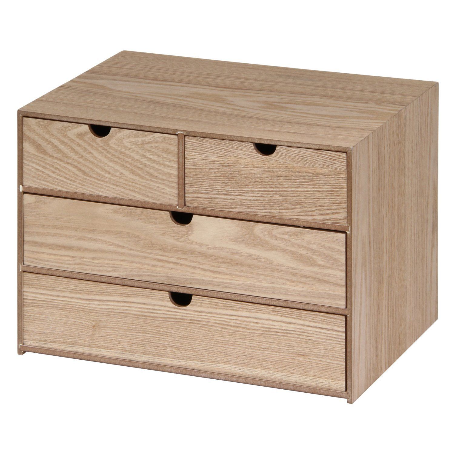 ナチュラル_収納ケース_3段 不二貿易(Fujiboeki) 収納ケース 3段 ナチュラル 小物収納 14045