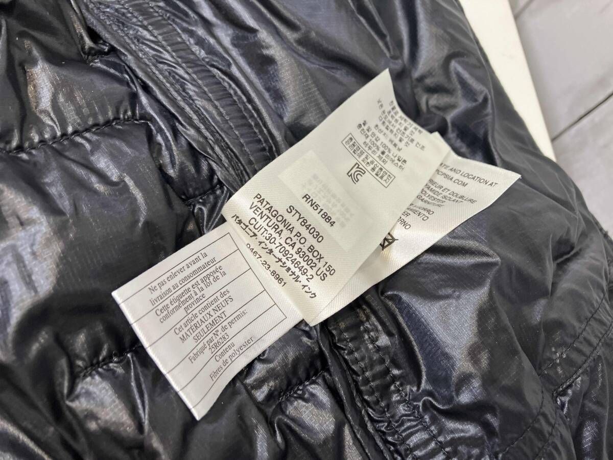 値下げ！極美品！パタゴニア　マイクロパフフーディ レディース　ダウン　ブラック patagonia（パタゴニア） / マイクロパフフーディ/WOMENS