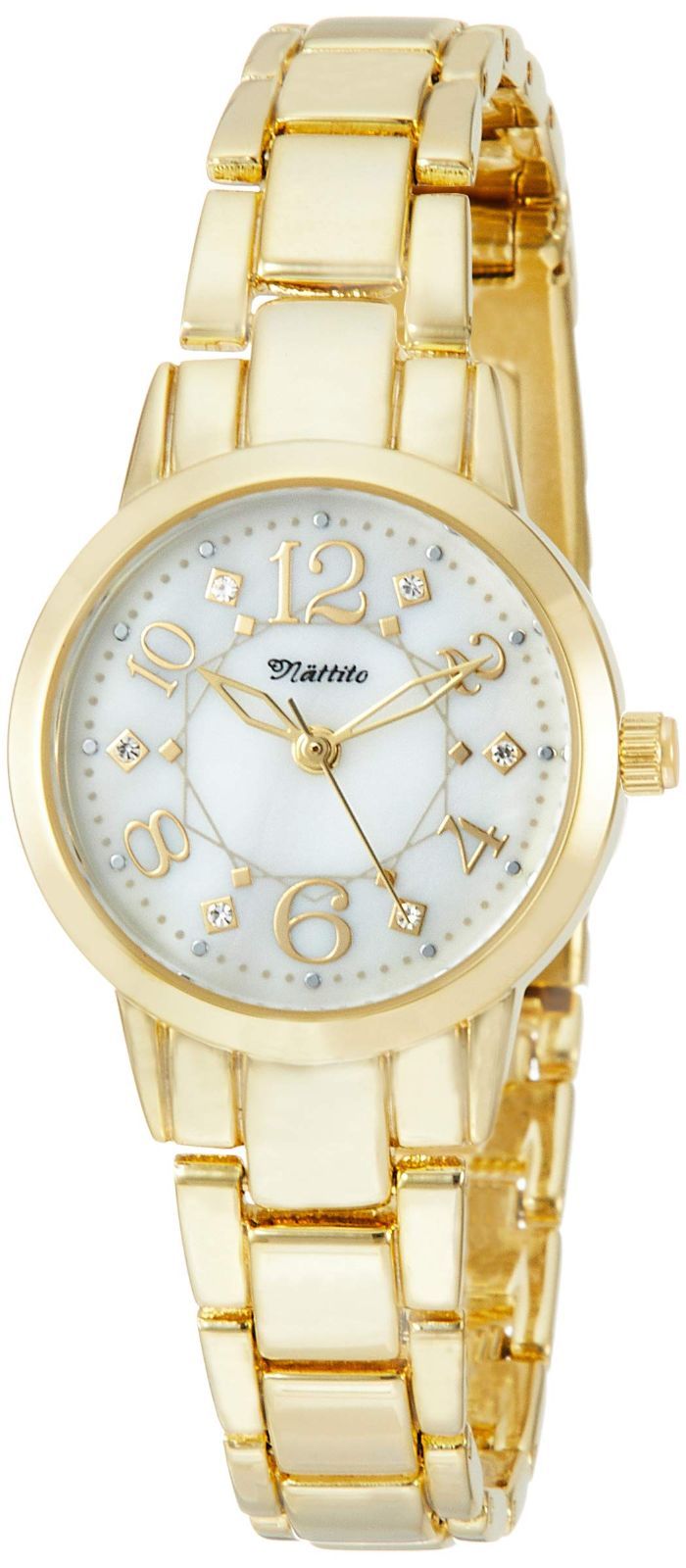 数量 フィールドワーク アナログ キヤージュ 腕時計 メタルバンド ニッケルフリー FSC 142-2 レディース ゴールド