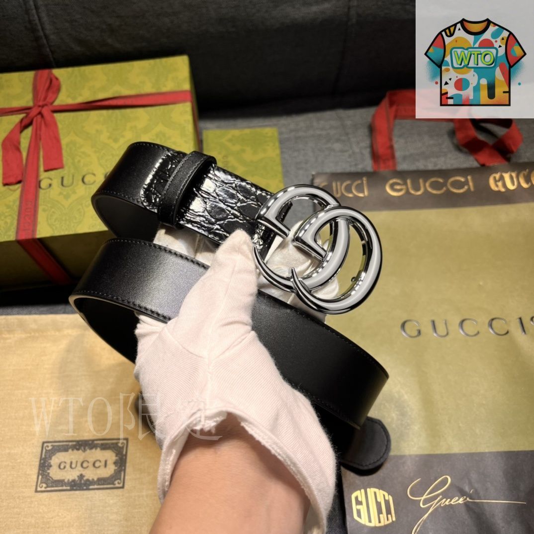 美品✨GUCCI✨レザーベルト(白)最終お値下げ‼️ GUCCI(グッチ) インターロッキングG ベルト アパレル