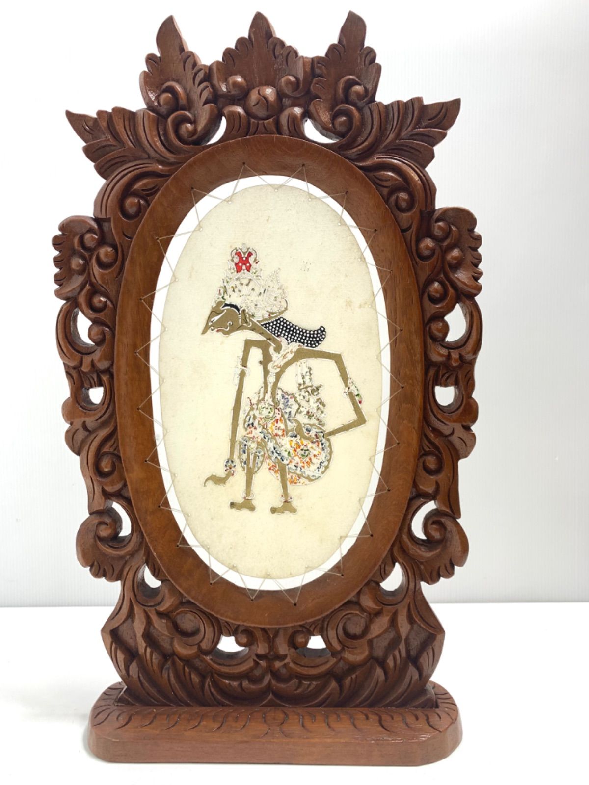 山羊皮ワヤン-クリ(Wayang Kulit )インドネシア　ジャカルタ民芸品 山羊皮ワヤン-クリ(Wayang Kulit )インドネシアジャカルタ民芸品