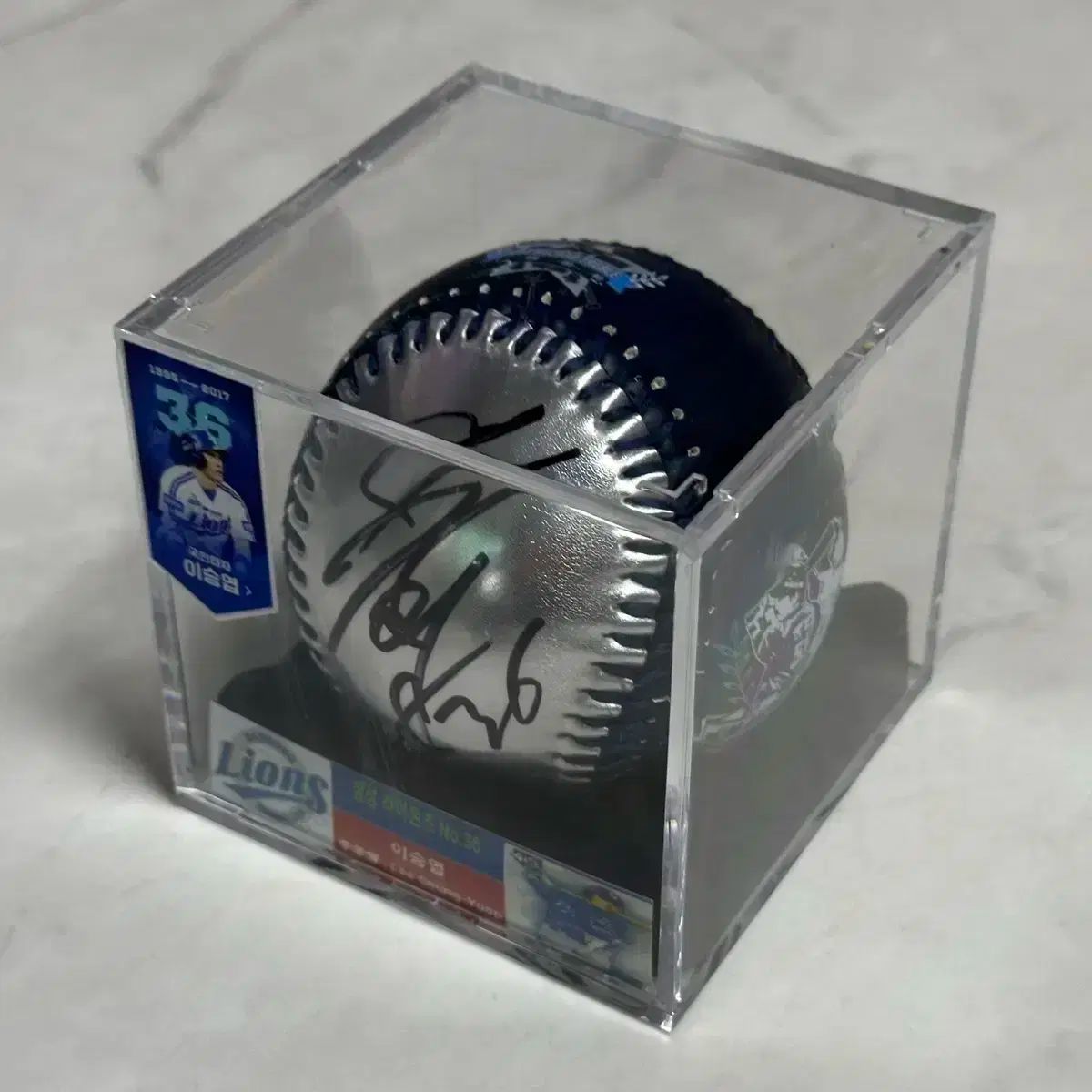 サムスン ライオンズ 李承燁 イ スンヨプ 記念球 直筆 サインボール 販売