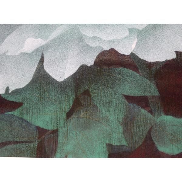 畑省三　大峰山　F20号　日本画家 畑省三 大峰山 F20号 日本画家 絵画
