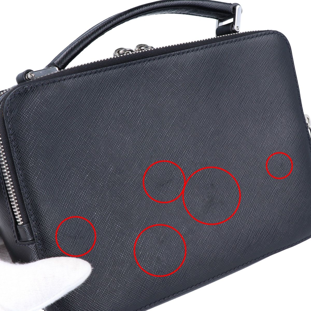 PRADA】プラダ サフィアーノ トラベル SAFFIANO TRAVEL 2WAYバッグ 