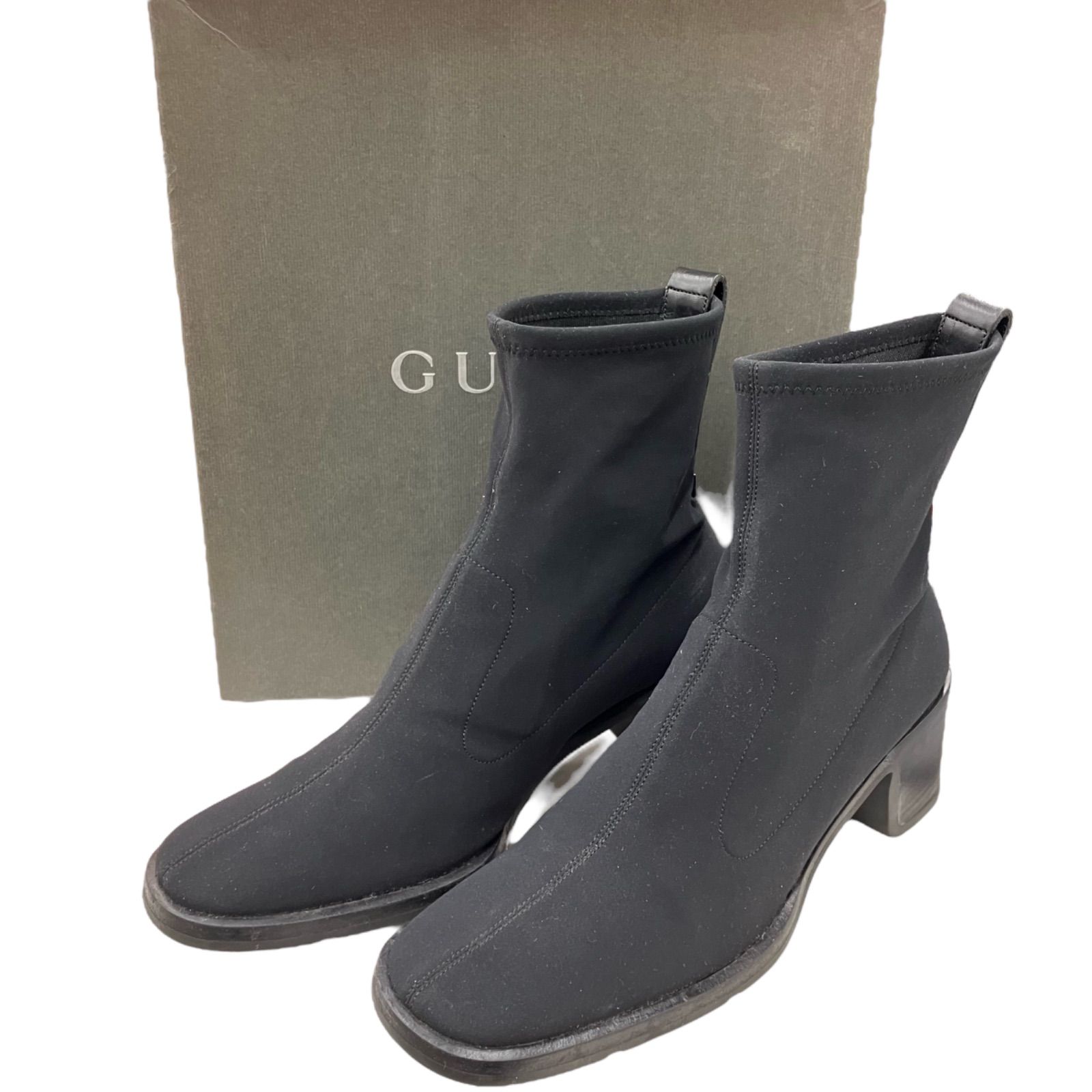 GUCCI ショートブーツ・37・グッチ - メルカリ