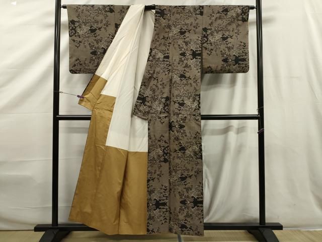 平和屋着物○本場大島紬 一元絣 やまと誂製 正絹 逸品 CAAU2064yc