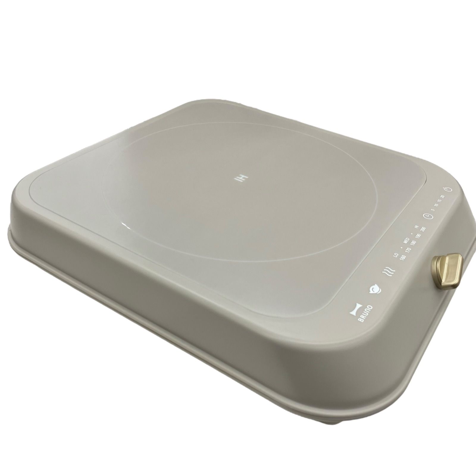 186000 現状品 BRUNO IHクッキングヒーター グレージュ BOE090 ?IH 