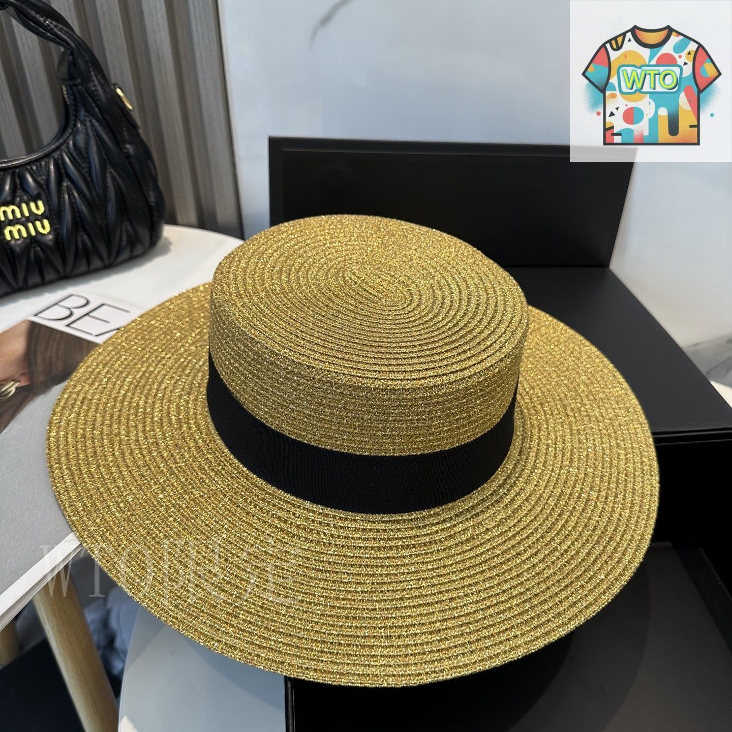 夏の帽子Sheer ブラック / tocit トチエット 夏の帽子Sheer ブラック