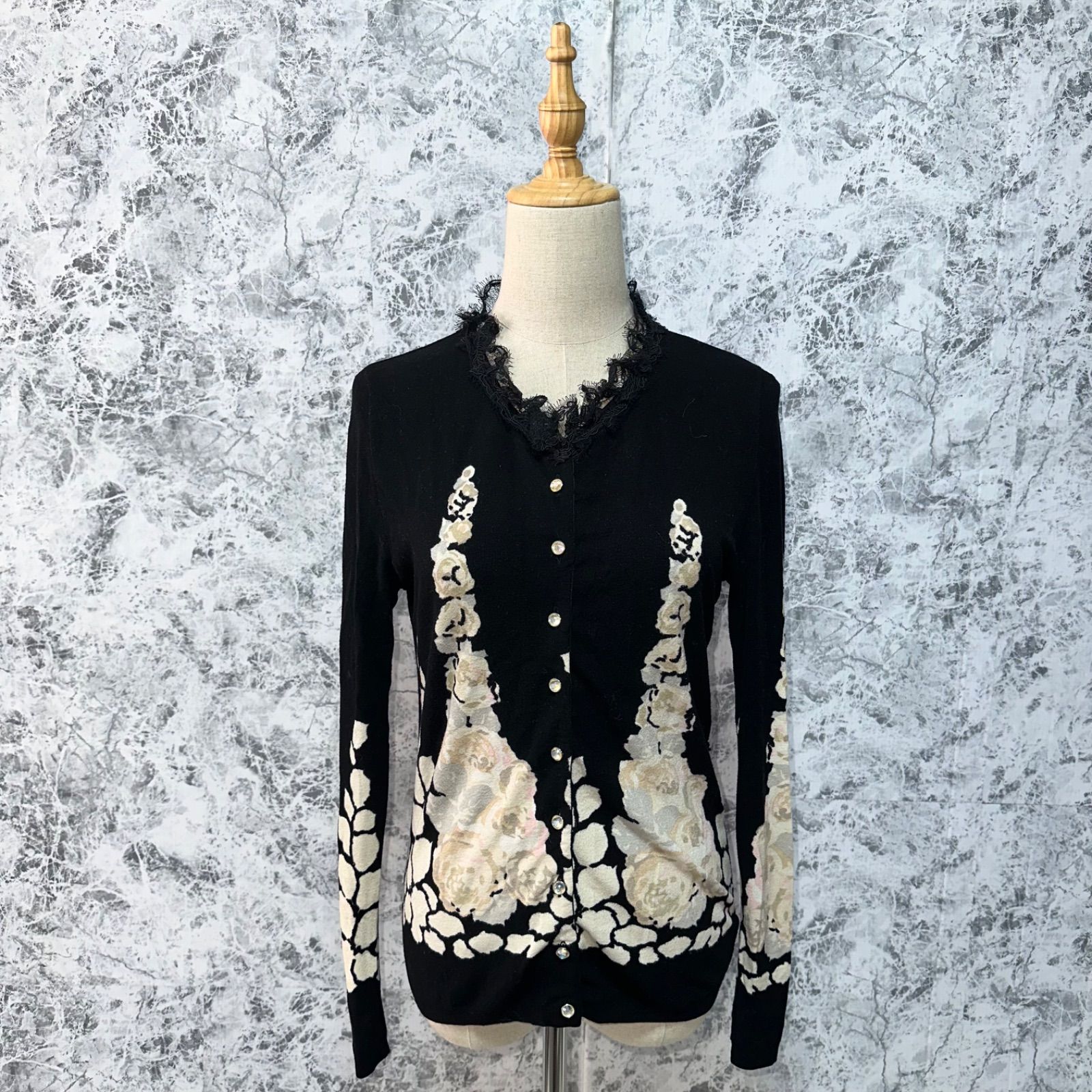 BLUMARINE ブルマリン レース ニットカーディガン トップス 楽天市場】ブルマリン Blumarine（カラーホワイト