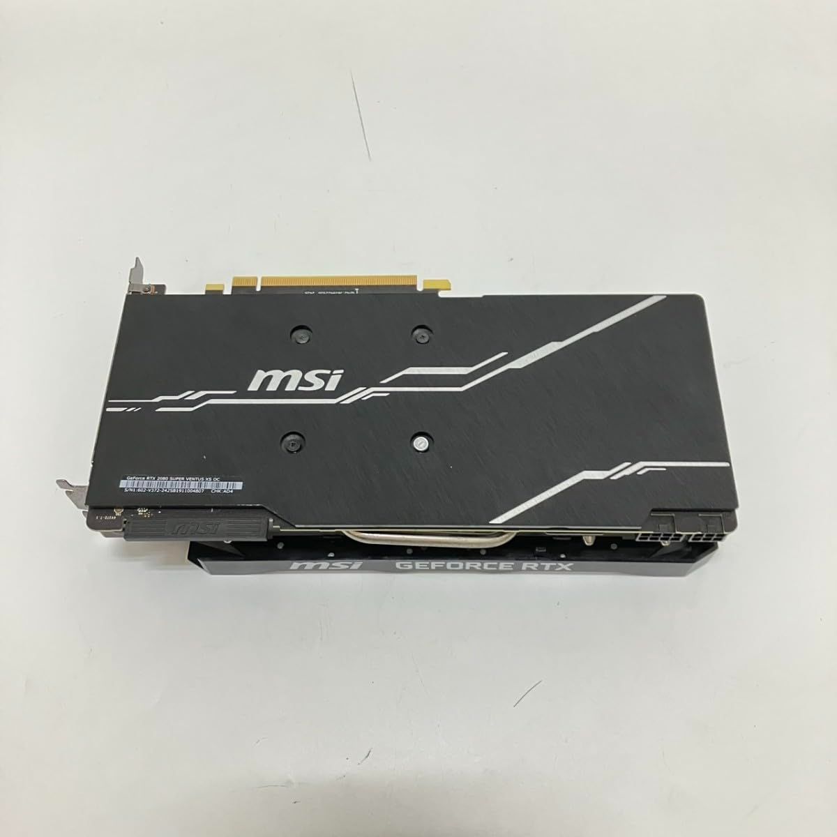 No.3678 MSI GeForce RTX 2080 SUPER VENTUS OC グラフィックスボード VD7027