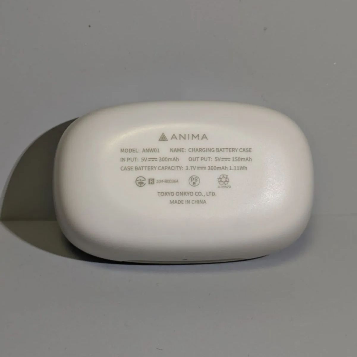 【ANIMA 】ワイヤレスイヤホン用充電ケースのみ AOW01 ANIMA 】ワイヤレスイヤホン用充電ケースのみ AOW01 - メルカリ