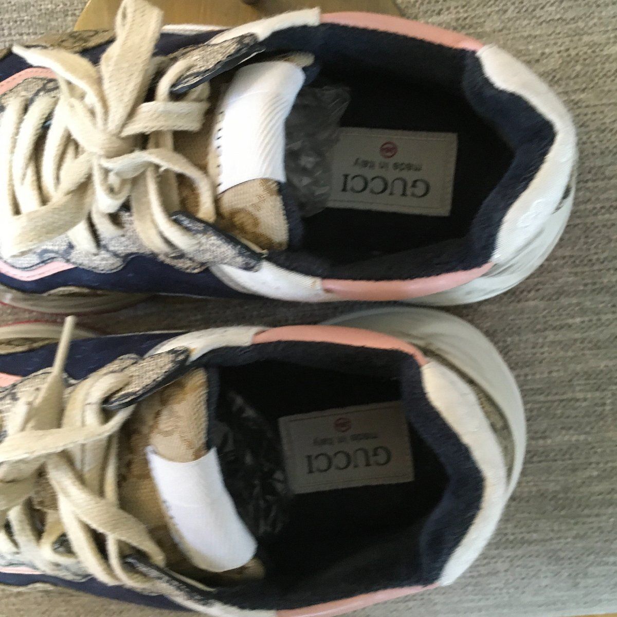 【GUCCI】希少☆ライトン リッププリント スニーカー【41size】 Gucci グッチ ライトン スニーカー - FARFETCH