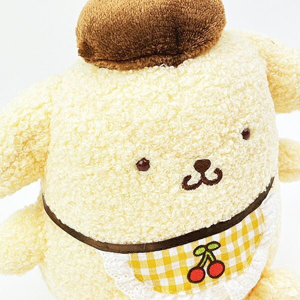 サンリオ ポムポムプリン さくらんぼチェック S ぬいぐるみ