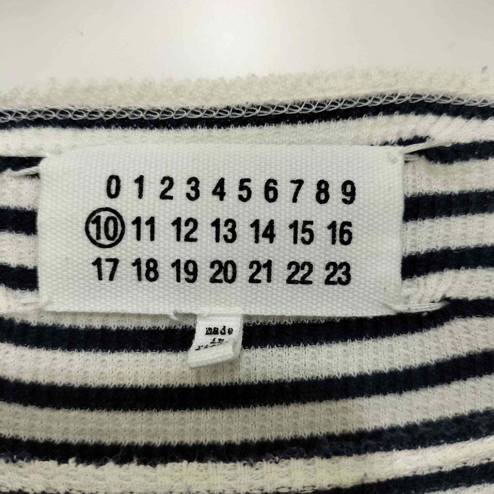 メゾンマルジェラ Maison Margiela 16SS Striped long sleeves 