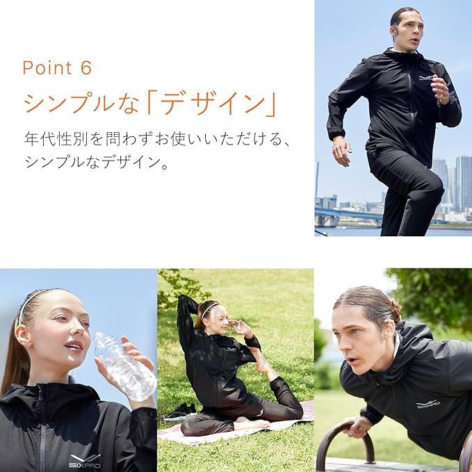 【新品未開封】 SIXPAD サウナスーツ Sサイズ　 伸縮性生地　ダイエット 楽天市場】【限定特価】 シックスパッド サウナスーツ Sサイズ M