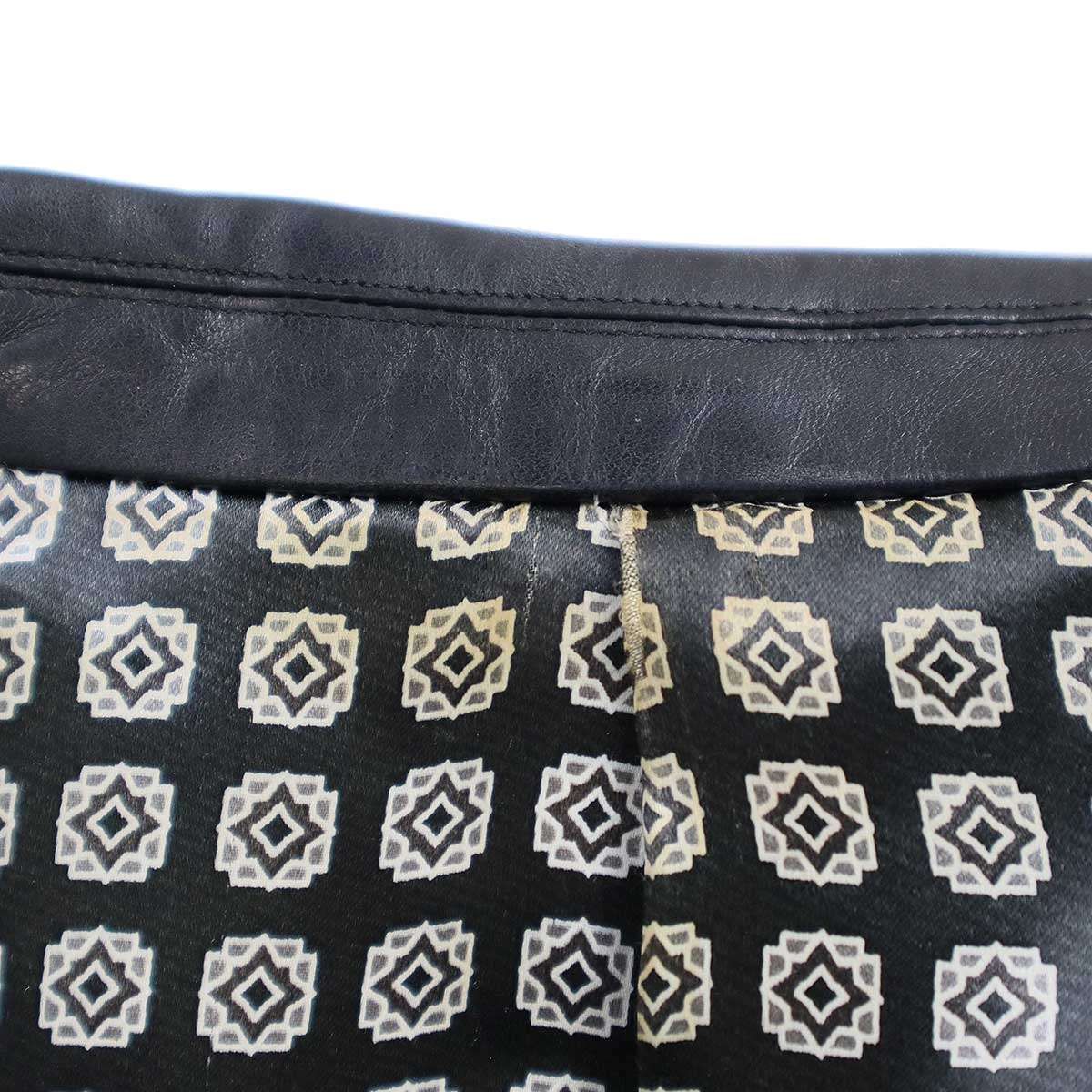 NUMBER(N)INE ナンバーナイン 2004SS レザー切替 スクールジャケット