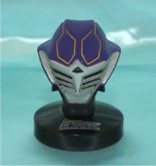 (未使用･未開封品)ライダーマスクコレクションVol.1 仮面ライダー王蛇（ノーマル台座） 単品 仮面ライダー マスクコレクション Vol.1 レア発光台座 仮面