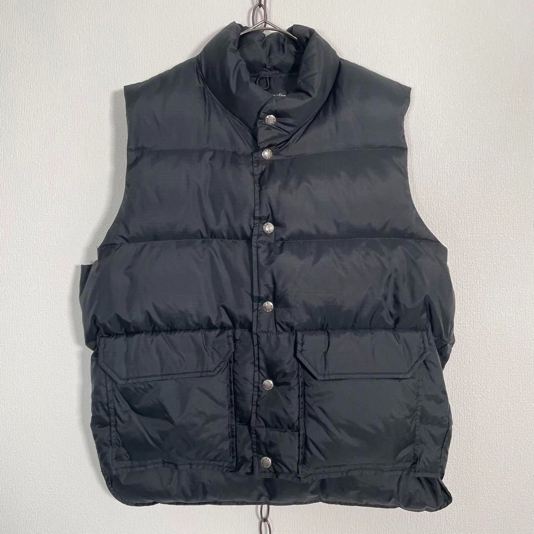 Wrangler TRAIL ダウンベスト ナイロン 水鳥羽毛 ブラック M 2025年最新Wrangler メンズ ダウンベスト・キルティングベストの人気