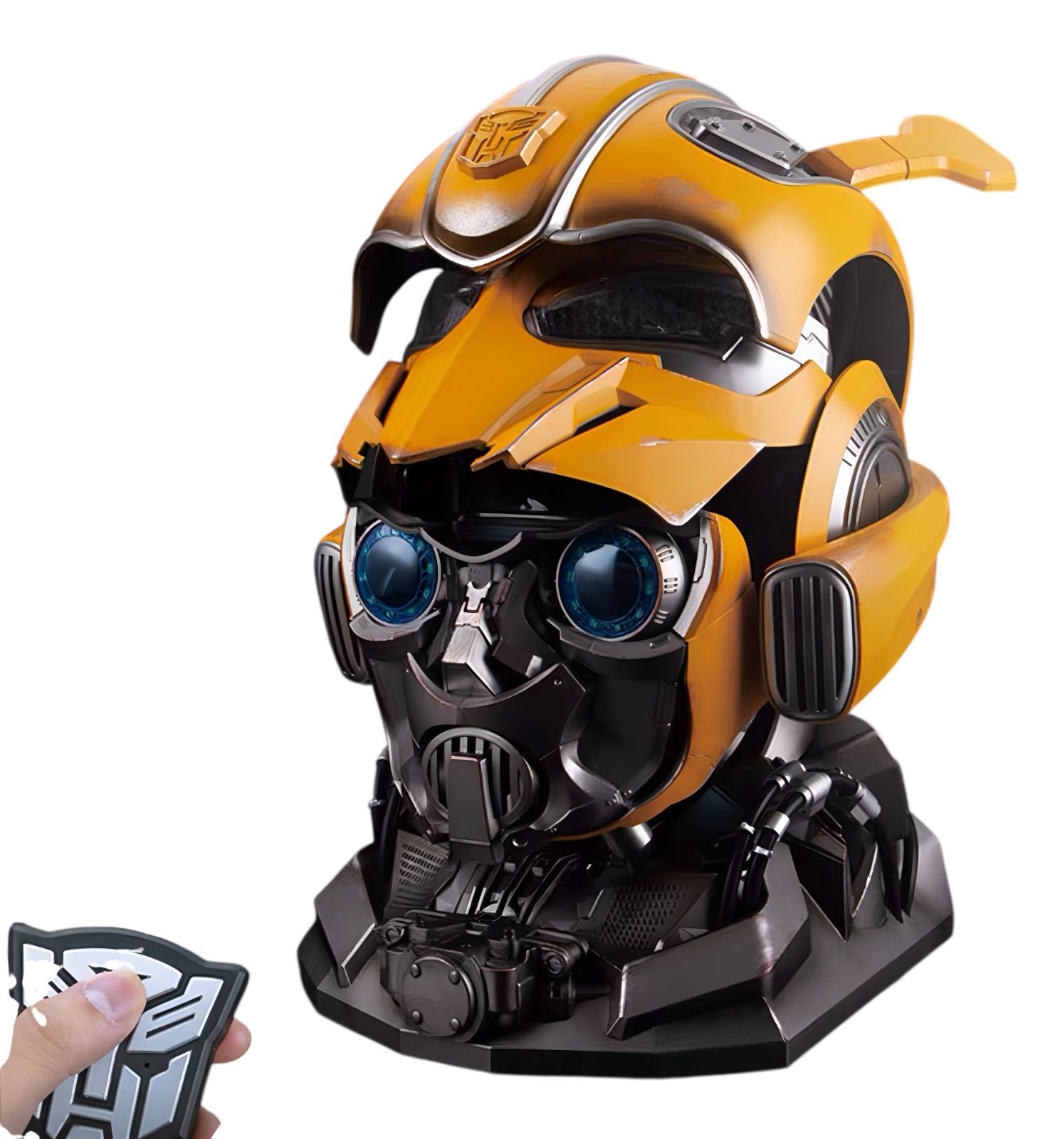 トランスフォーマー　バンブルビー　リアルマスク　ヘルメット　高機能　本格モデル トランスフォーマー バンブルビー リアルマスク ヘルメット 高機能