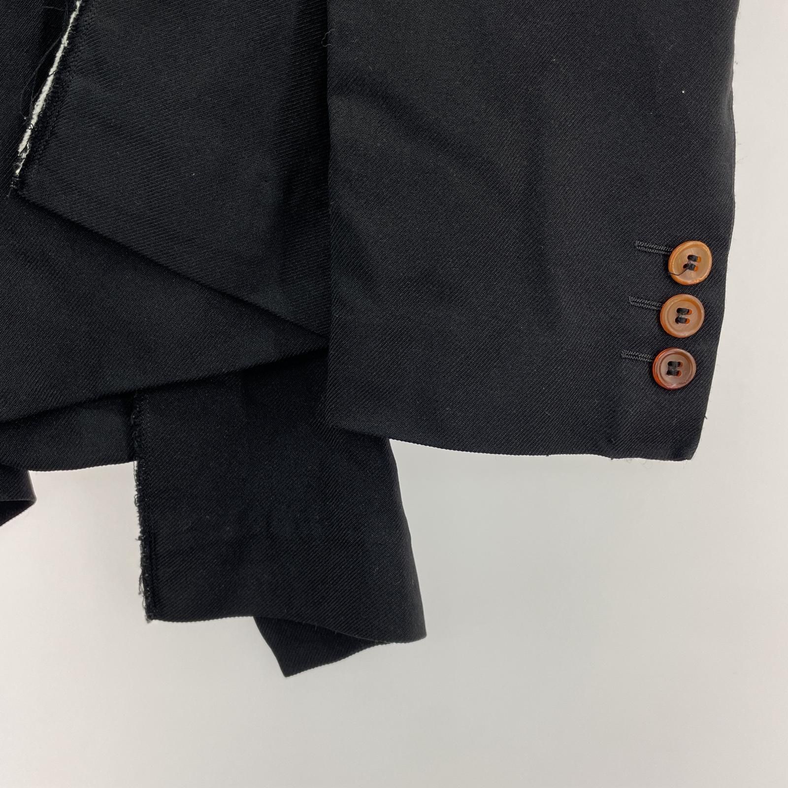 COMME des GARCONS HOMME PLUS ジャケット XS COMME des GARCONS HOMME PLUS 段違イジャケット XS ブラック