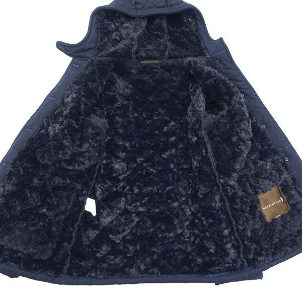【未使用級】 マッキントッシュ キルティング ボアコート ダークネイビー マッキントッシュ グランジ キルティングボアコート ネイビー 34 人気