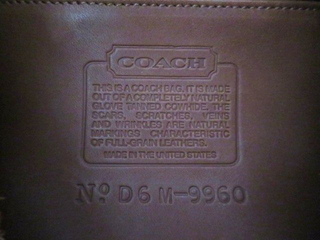 T09 COACH コーチ オールドコーチ オールレザー バックパック リュック