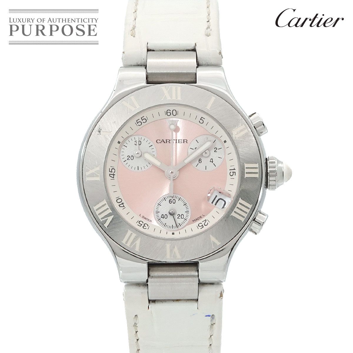 ete ソーラーウォッチ メッシュベルト ピンクゴールド ダイヤ シェル