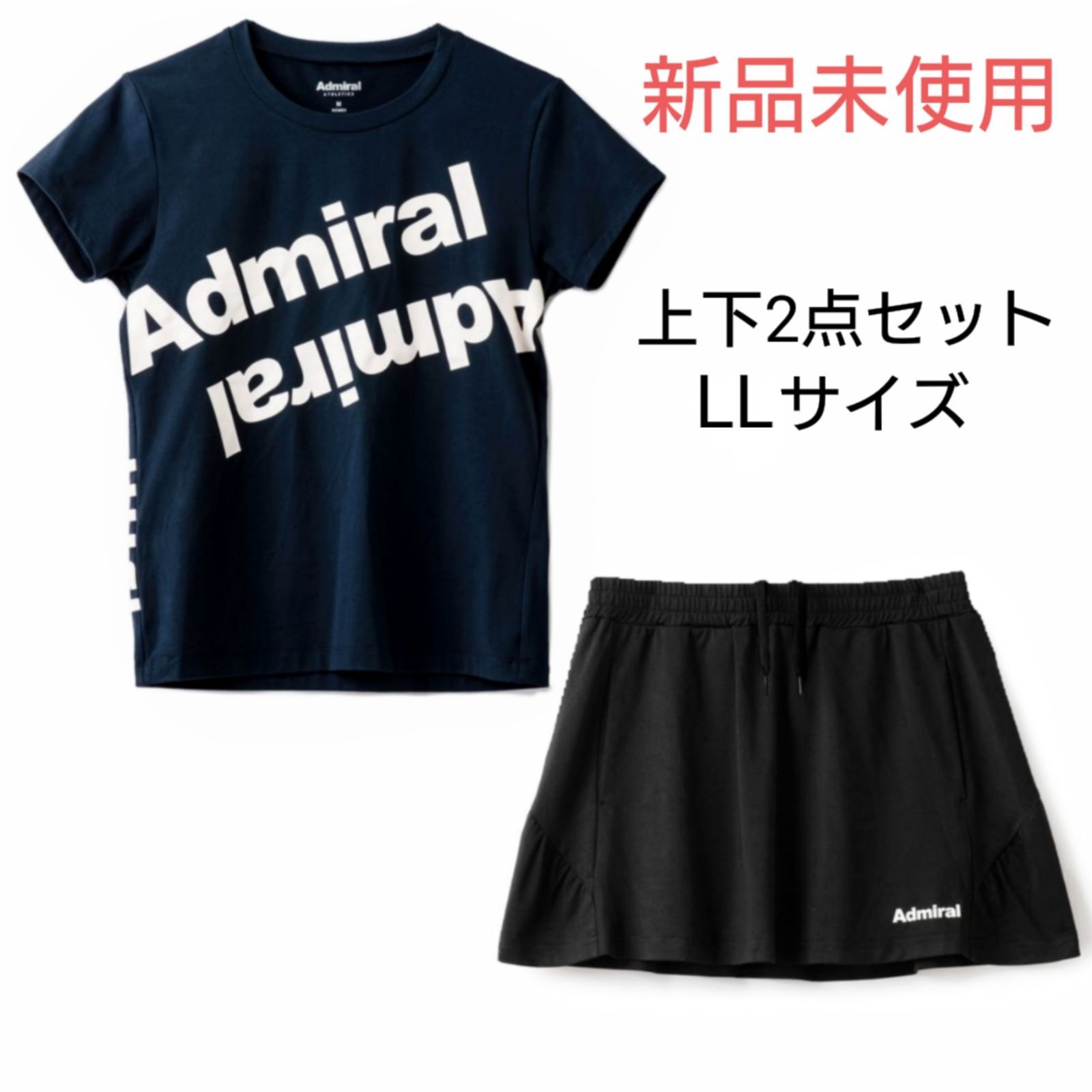 Admiral アドミラル テニス ウェア シャツ スコート 上下セット LL