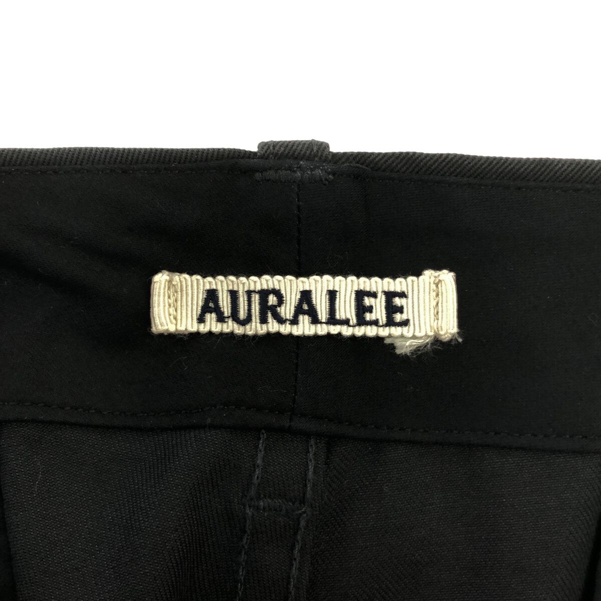 AURALEE オーラリー A20AP01CN WASHED FINX CHINO WIDE PANTS 
