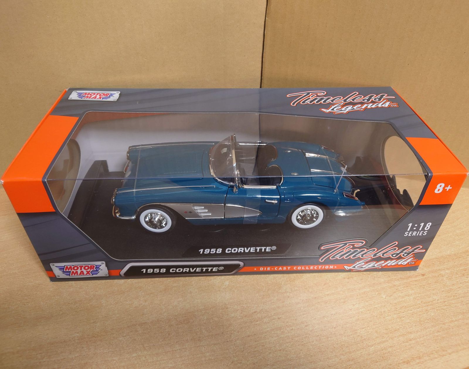 1/18 シボレーコルベット C1 1958 ブルー Chevrolet - PAINZ SHOP