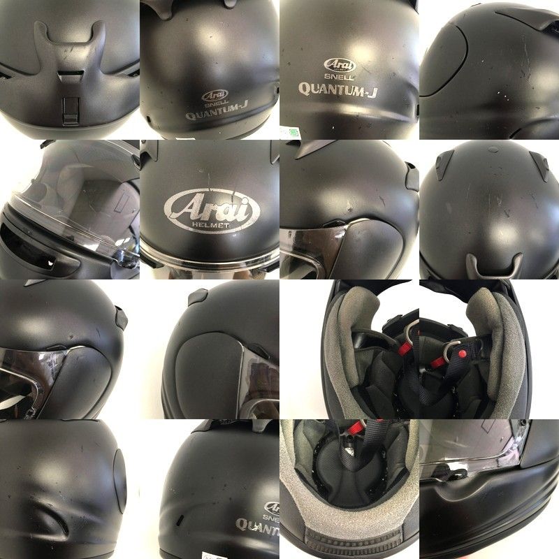 Arai アライ Quantum-J フルフェイスヘルメット 除菌消臭済 M