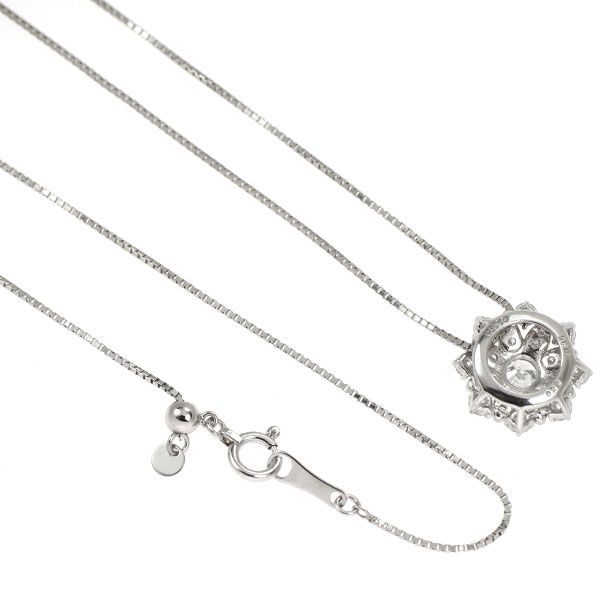 Pt950/ Pt850 ダイヤモンド ペンダントネックレス TBD0.332ct D0.10ct-