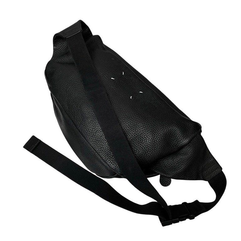 Maison Margiela ブラック ウエストバッグ メゾンマルジェラ MAISON MARGIELA ウエストバッグ/ボディバッグ