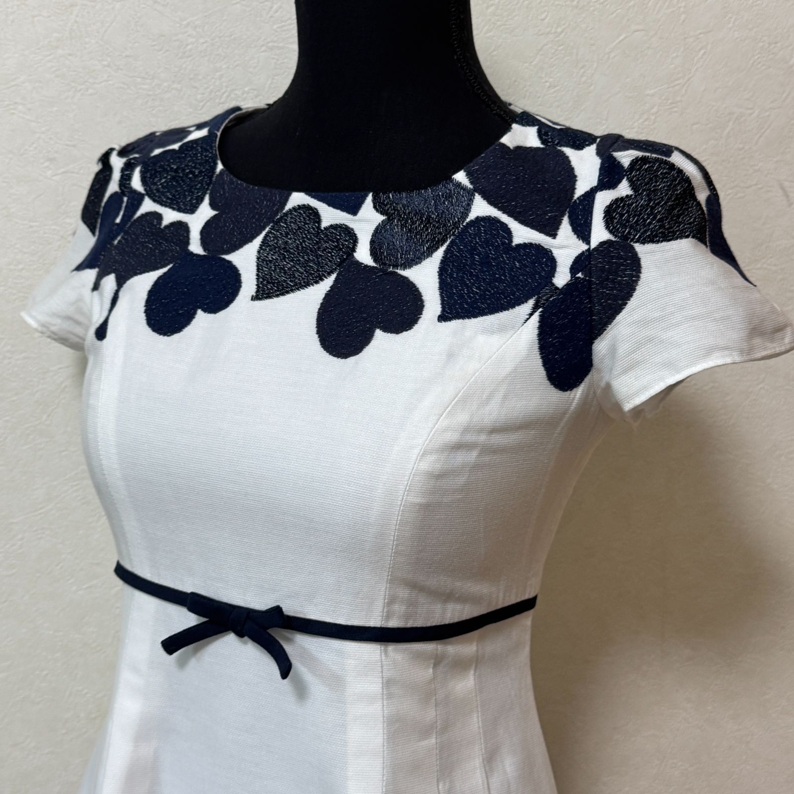 M'S GRACY エムズグレイシー 人気 ワンピース 36 Sサイズ ひざ丈 半袖