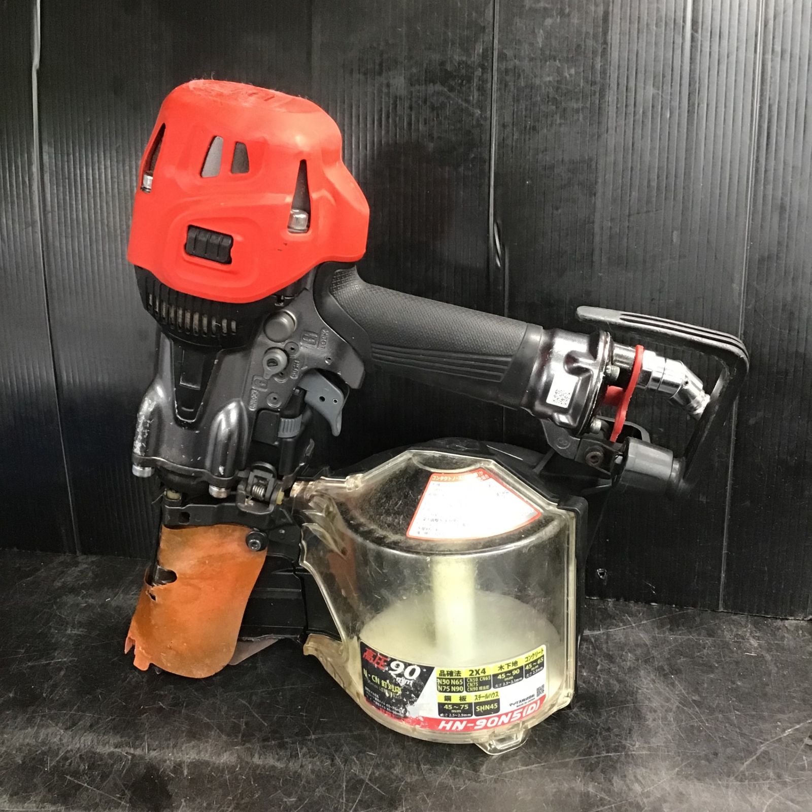MAX 高圧釘打機 hn-90n5 パープル(☆マックス(MAX) 高圧エア釘 MAX 高圧釘打機 hn-90n5 パープル(☆マックス(MAX) 高圧エア釘