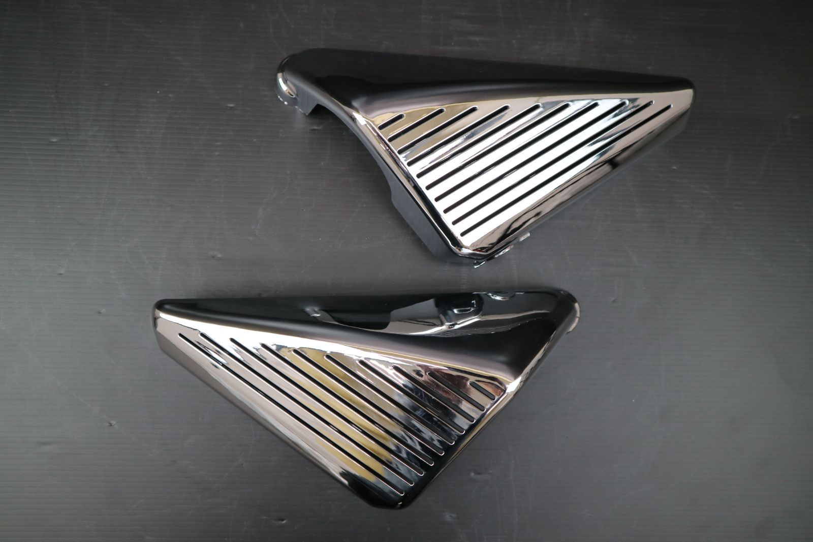 ゼファー400 メッキ エアクリ カバー/ アルフィン仕様 サイド ZR400C