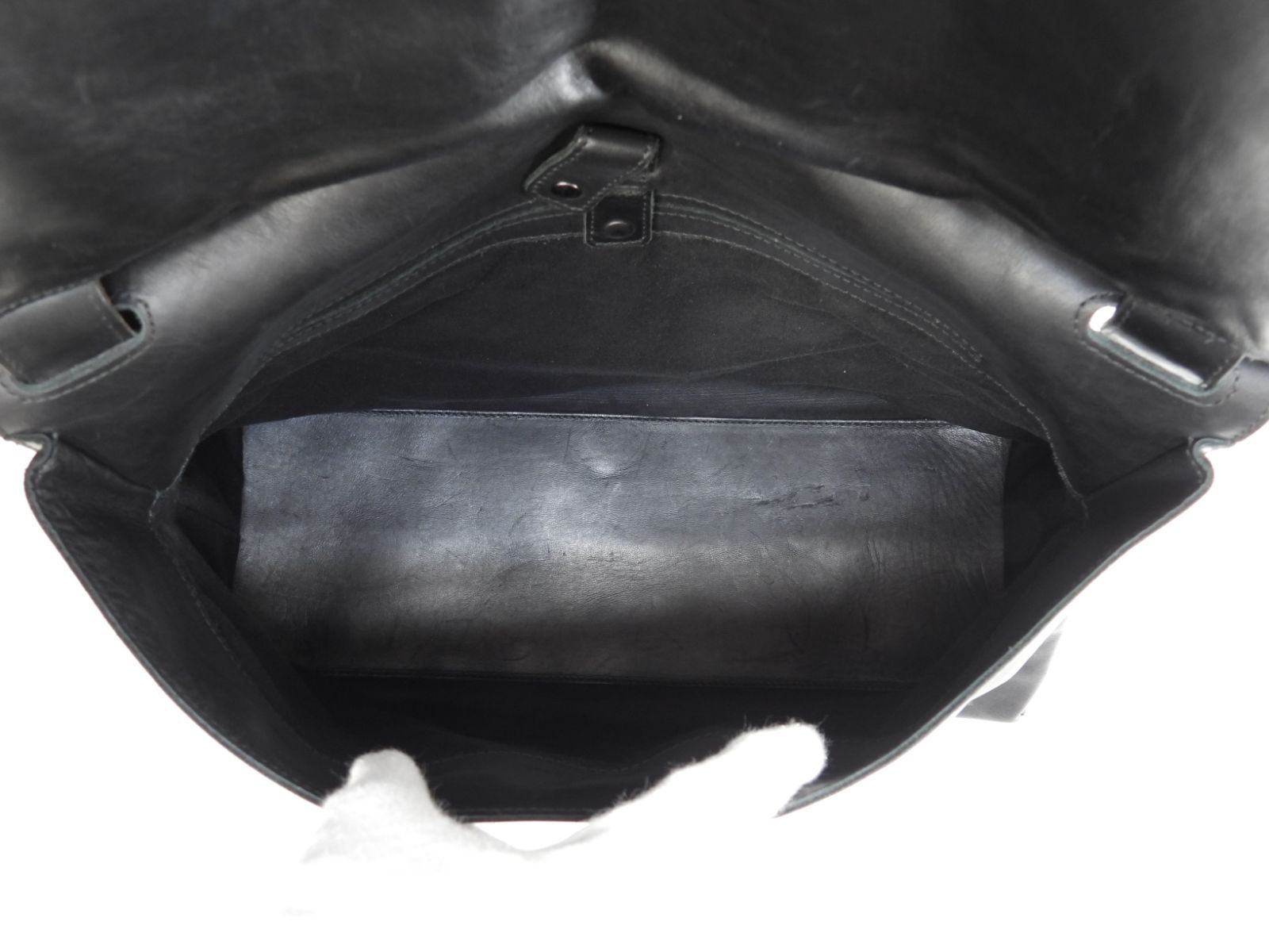 【美品】ボッテガヴェネタ イントレチャート メッセンジャーバッグ ブラック BOTTEGA VENETA ボッテガヴェネタ メッセンジャーバッグ