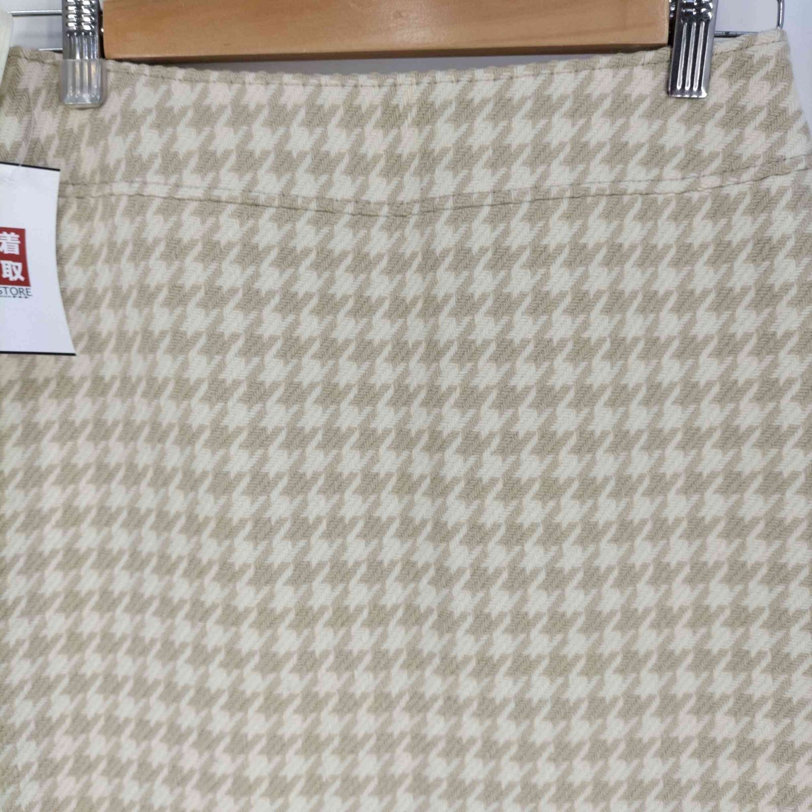 BURBERRY LONDON バーバリーロンドン 膝丈 タイトスカート 千鳥柄 バーバリーロンドン BURBERRY LONDON 千鳥格子柄 ウールタイト