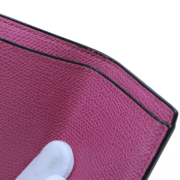 広尾店】ヴァレクストラ Valextra コンパクトパース 三つ折り財布  