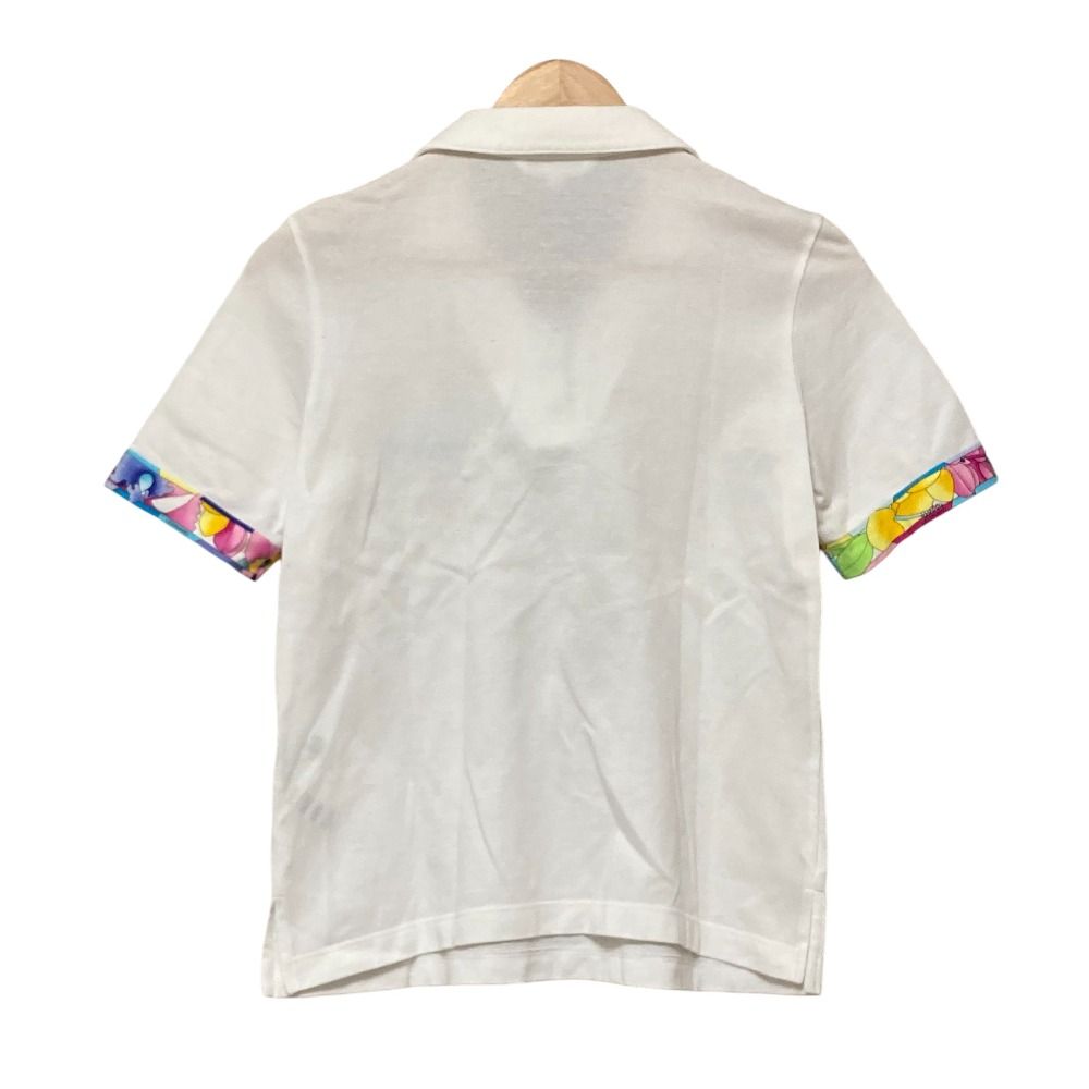 美品 LEONARD SPORT レオナールスポーツ ロゴ刺繡 ショートスリーブ