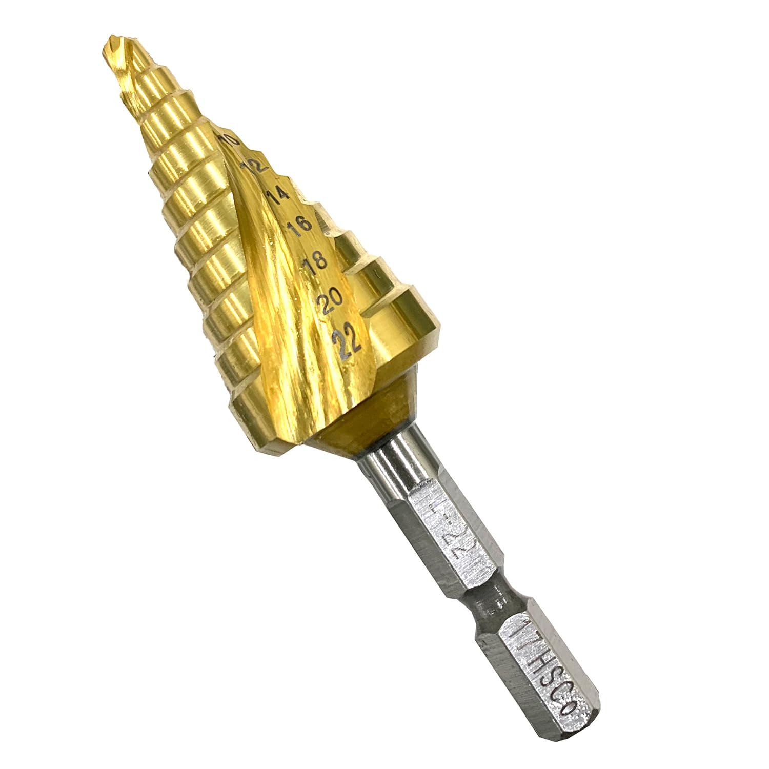 ビック ツール Bic Tool 月光ステップドリル 10段 4～22mm 六角軸6.35mm 素早い切削を実現 ステンレス 一般鋼 その他 GKSTP4-22