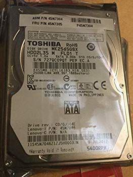 中古】【非常に良い】MK2565GSX (250GB)（160GB5400rpmS-ATA） TOSHIBA  