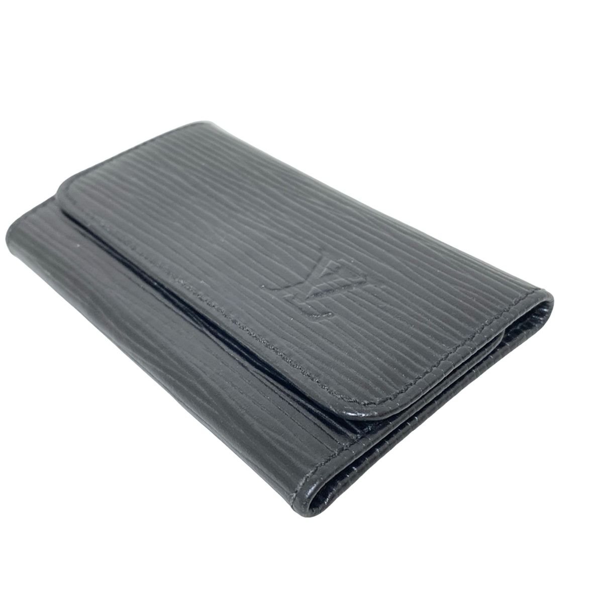 美品✨LOUIS VUITTON ミュルティクレ　4 エピ　キーケース　ブラック LOUIS VUITTON ルイヴィトン キーケース トリヨン