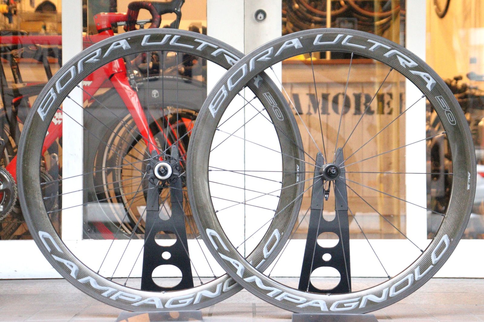 カンパニョーロ CAMPAGNORO ボーラウルトラ BORA ULTRA 50 クリンチャー カーボン ホイールセット シマノ11 12S 17C 横浜店